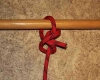 Buntline hitch step by step how to tie instructions