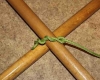 Diagonal lashing step by step how to tie instructions