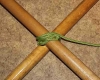 Diagonal lashing step by step how to tie instructions
